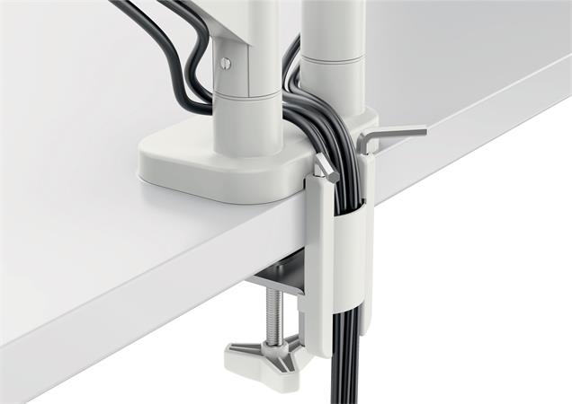 Rameno na dva monitor, LEITZ "Ergo Dual", svetlosivá 3