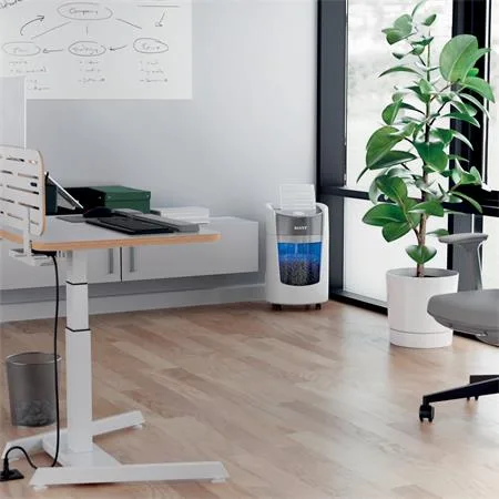 Skartovací stroj, mikrokonfety, 8 listov, LEITZ "IQ OptiMax Small Office 350 P5" 7