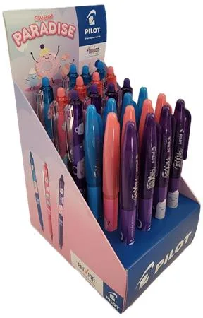 Roller, displej, 0,35 mm, odstrániteľné písmo, PILOT "Frixion Ball Fancy", "Frixion Clicker Fancy", mix 2