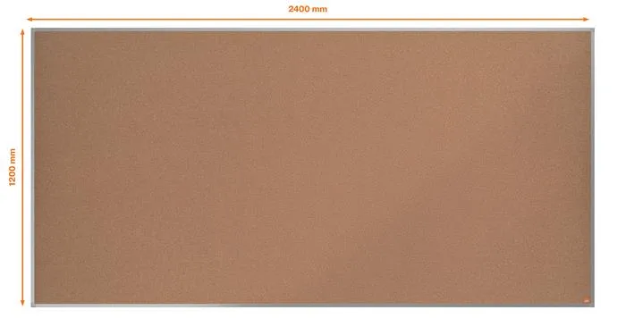 Korková tabuľa, 240x120cm, hliníkový rám, NOBO "Essence" 4