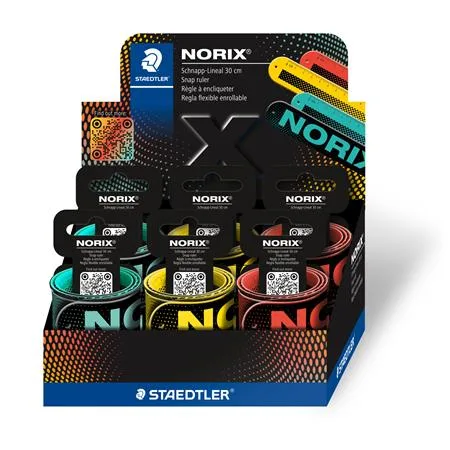 Pravítko, flexibilné, nacvakávacie, 30 cm, STAEDTLER, "Norix® 565" 5