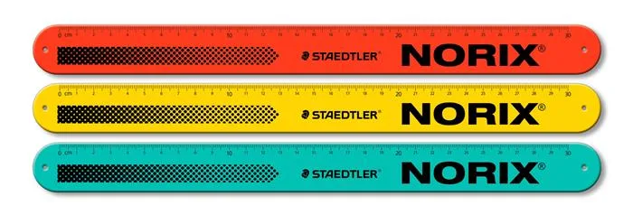 Pravítko, flexibilné, nacvakávacie, 30 cm, STAEDTLER, "Norix® 565" 6