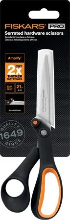 Nožnice, hobby, 21 cm, FISKARS "Amplify", čierne 2