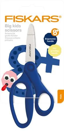 Nožnice, školské 15 cm, FISKARS, modré 3