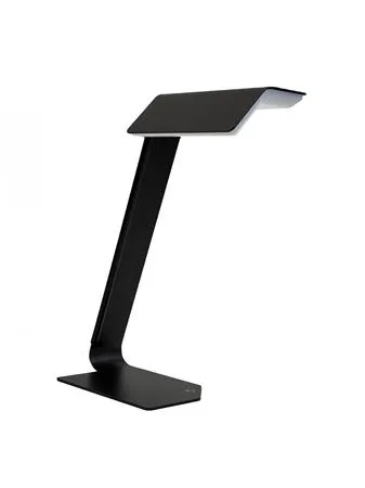 Stolová lampa, LED, 9 W, ALBA "Steelio", čierna 3