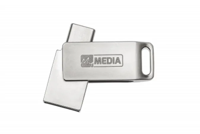 USB kľúč, 32GB,  USB 3.2 Gen1+ USB-C, hliníkový kryt, MYMEDIA "Dual" (by VERBATIM) 4