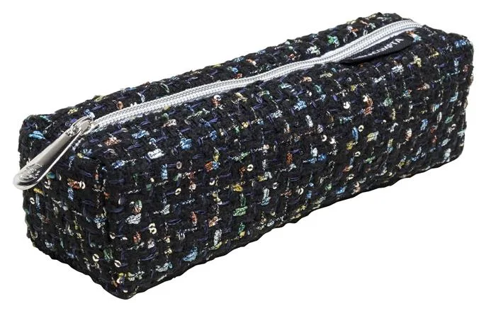 Peračník, na zips, hranatý, EXACOMPTA "Haute Couture", mix farieb 2
