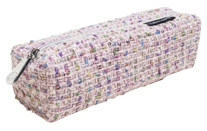 Peračník, na zips, hranatý, EXACOMPTA "Haute Couture", mix farieb 3