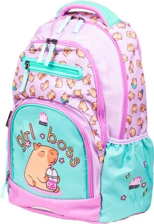 Batoh, pre 1.-4. ročník, LIZZYSULI "Active+ Lollipop", Capybara 2
