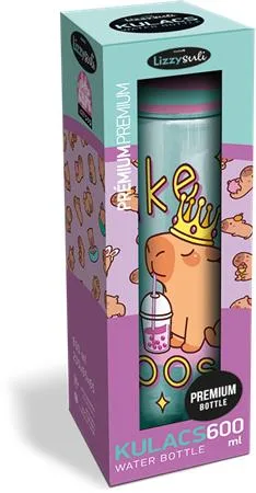 Fľaša, 600 ml, LIZZYSULI, Lollipop Capybara, zelená-fialová 4
