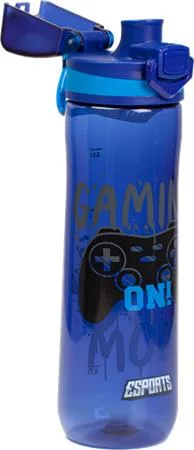 Fľaša, 600 ml, LIZZYSULI, Esports Gamer on duty, čierna 3