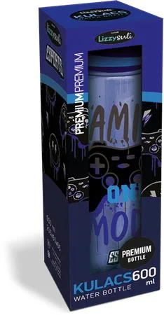 Fľaša, 600 ml, LIZZYSULI, Esports Gamer on duty, čierna 4