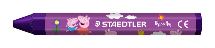 Voskovky, šesťhranné, jumbo, STAEDTLER „Noris® junior 224”, Peppa Pig, 12 farieb 7