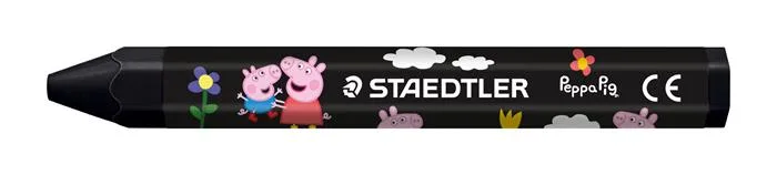 Voskovky, šesťhranné, jumbo, STAEDTLER „Noris® junior 224”, Peppa Pig, 12 farieb 8