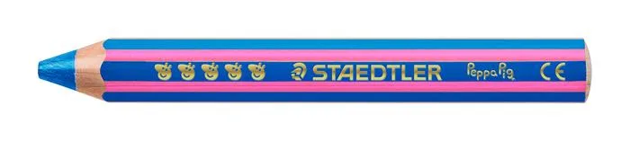 Farebné ceruzky, sada, šesťhranné, jumbo, STAEDTLER „Noris® junior 140", Peppa Pig, 12 farieb 4