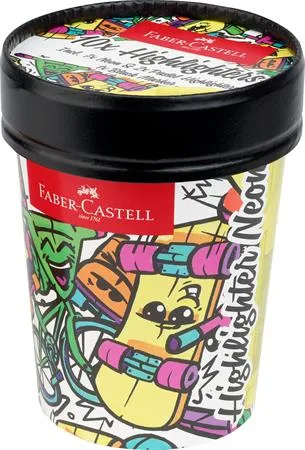 Zvýrazňovač, 1-5 mm, FABER-CASTELL "Textliner 46", 10 rôznych farieb 2