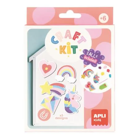 Diamantová mozaika, magnetická sada, APLI Kids „Craft Kit“ 5