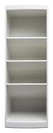 Stolový organizér, multifunkčný, 4 priehradky, 8x23x11 cm, EXACOMPTA "Autentik", biele 2