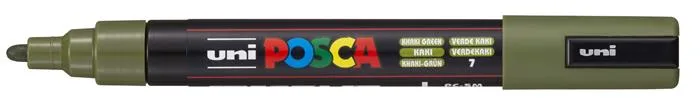Dekoračný popisovač, 1,8-2,5 mm, UNI "Posca PC-5M", khaki 2