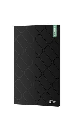 Zošit, A4, čistý, 40 listov, ICO "Student Premium", mix farieb 8