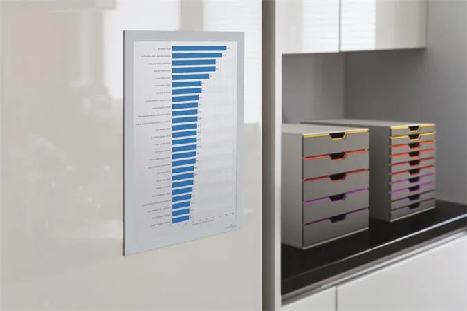 Informačný panel, A4, samolepiaca zadná strana, DURABLE "DURAFRAME®", biely 5