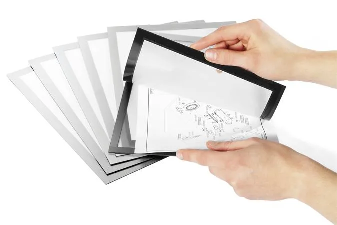 Informačný panel, A4, magnetický, DURABLE "DURAFRAME® MAGNETIC PLUS", strieborný 2