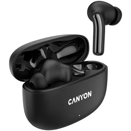 Slúchadlá, TWS bezdrôtové, Bluetooth 5.4, CANYON "OnGo 9", čierne 4