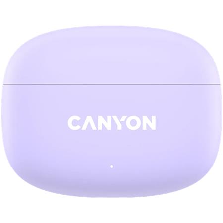 Slúchadlá, TWS bezdrôtové, Bluetooth 5.4, CANYON "OnGo 9", fialové 3