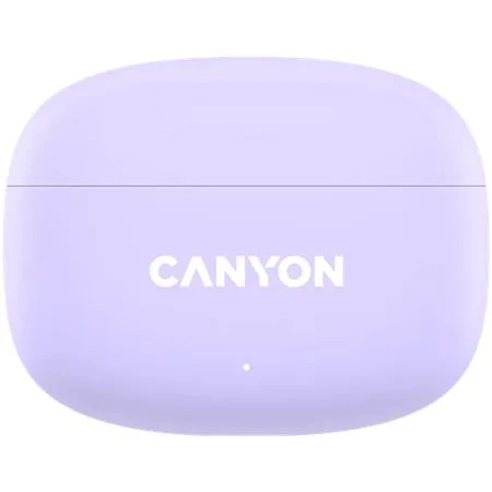 Slúchadlá, TWS bezdrôtové, Bluetooth 5.4, CANYON "OnGo 9", fialové 3
