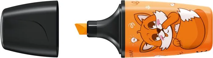 Zvýrazňovač, sada, 2-5 mm, STABILO "Boss Mini Animal Vibes", 5 rôznych farieb 10