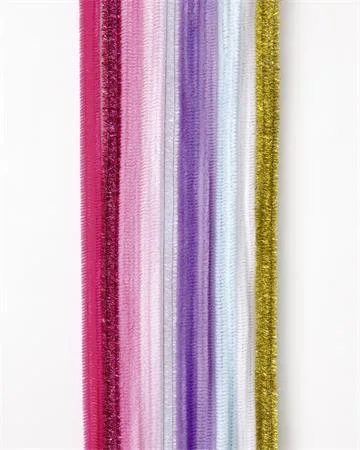 Žinilkové drôtiky, 50 cm, FOLIA "Jednorožec", 10 rôznych farieb 2