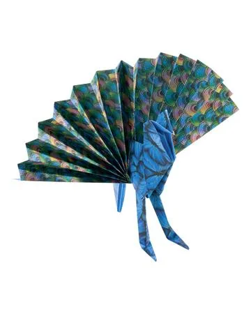 Origami papier, 15x15 cm, 80 g, 50 listov, FOLIA "Wildlife", 10 rôznych vzorov 4