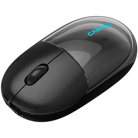 Myš, bezdrôtová, duálny režim pripojenia, optická, CANYON "OnClick 24", čierna 4