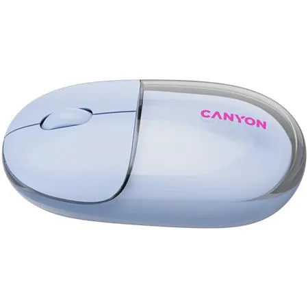 Myš, bezdrôtová, duálny režim pripojenia, optická, CANYON "OnClick 24", modrá 3