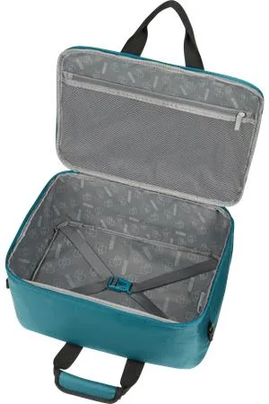 Cestovná taška, kabínová veľkosť, 27 l, 3 v 1, AMERICAN TOURISTER "SummerRide", zeleno modrá 3
