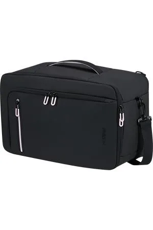 Cestovná taška, kabínová veľkosť,  21 l, 3 in 1, AMERICAN TOURISTER "Puffypop", čierna 2