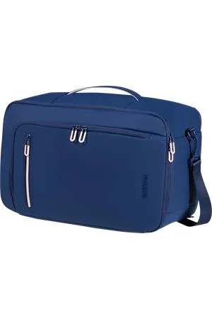 Cestovná taška, kabínová veľkosť,  21 l, 3 in 1, AMERICAN TOURISTER "Puffypop", námornícka modrá 2