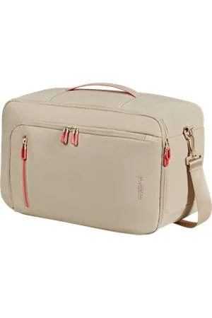 Cestovná taška, kabínová veľkosť,  21 l, 3 in 1, AMERICAN TOURISTER "Puffypop", béžová 2
