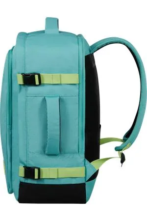 Batoh, kabínová veľkosť, 38 l, M, AMERICAN TOURISTER "Take2Cabin", tyrkysový/limetkový 4