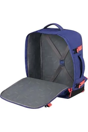 Batoh, kabínová veľkosť, 38 l, M, AMERICAN TOURISTER "Take2Cabin", fialový/koralový 3
