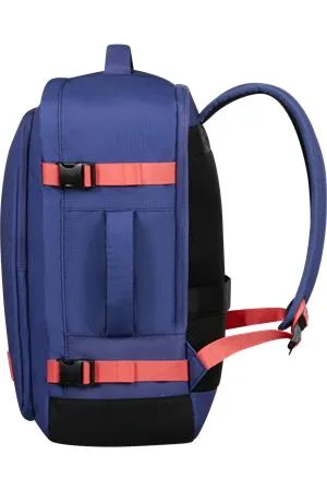 Batoh, kabínová veľkosť, 38 l, M, AMERICAN TOURISTER "Take2Cabin", fialový/koralový 4