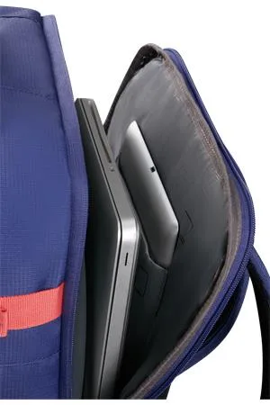 Batoh, kabínová veľkosť, 38 l, M, AMERICAN TOURISTER "Take2Cabin", fialový/koralový 5