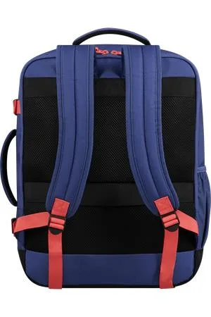 Batoh, kabínová veľkosť, 38 l, M, AMERICAN TOURISTER "Take2Cabin", fialový/koralový 6