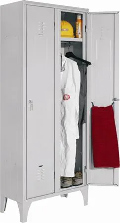 Skrinka do šatní, s vysokými dvierkami, 2 priečinky 2