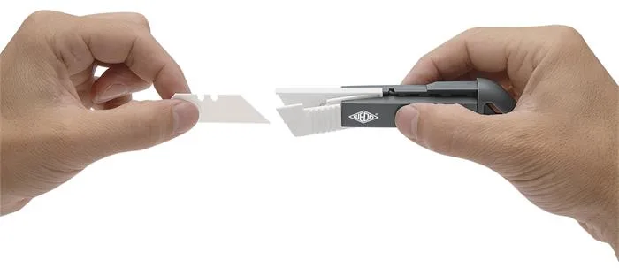 Univerzálny odlamovací nôž, 19 mm, keramická čepeľ, WEDO, "CERA-Safeline", sivá 2