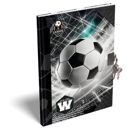 Pamätníček, so zámkom, A5, tvrdá obálka, LIZZYSULI, "Top League"