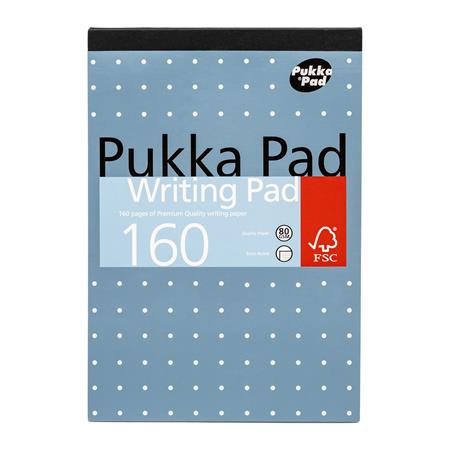 Poznámkový zošit, A5, linajkový, 80 listov, PUKKA PAD "Metallic Writing Book", mix