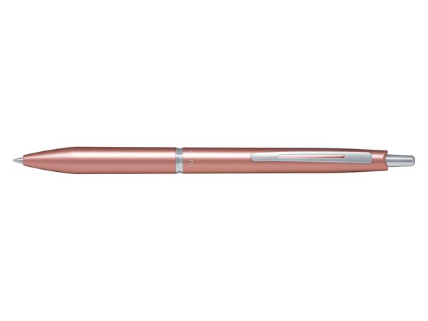 Guľôčkové pero, 0,32 mm, stláčací mechanizmus, koralovo zlaté telo, PILOT "Acro 1000", modré