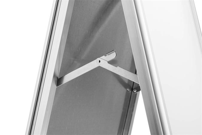 Stojan na plagáty, A1, DURABLE "Fold Outdoor", strieborný 3