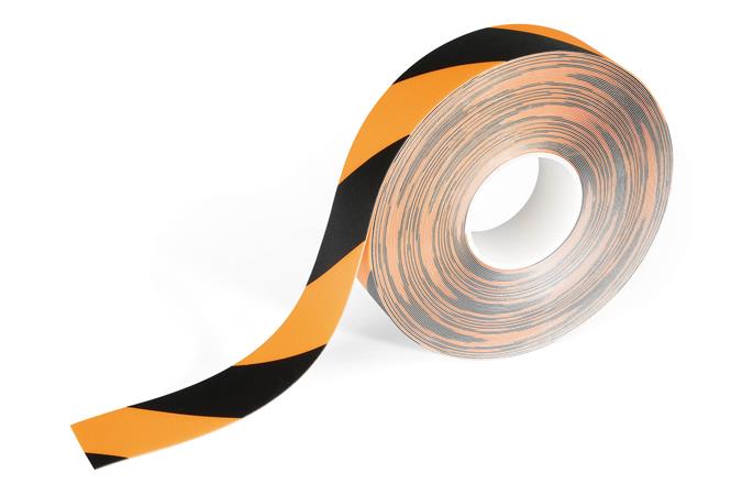 Označovacia páska, 50 mm x 30 m, 0,5 mm, DURABLE, "DURALINE® ", žltá-čierna